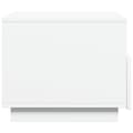 Miniatyrbild 8 av 10: Soffbord med LED vit 50x49x40 cm