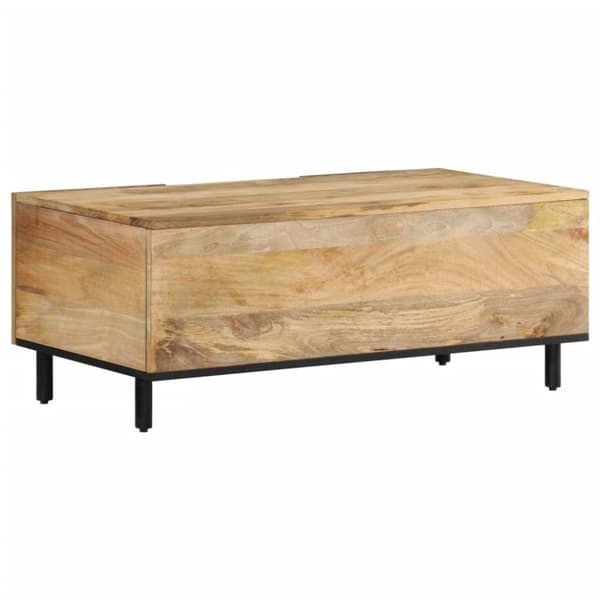 Soffbord 100x54x40 cm massivt mangoträ