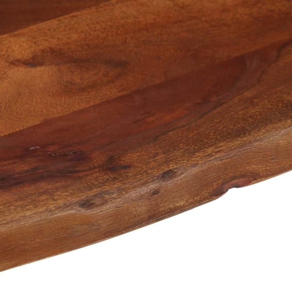 Sohvapöytä hunajanruskea 110x55x40 cm täysi akasiapuu