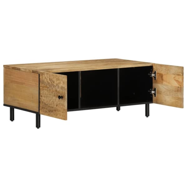 Soffbord 100x54x40 cm massivt mangoträ