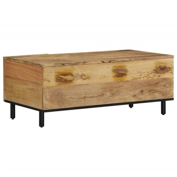 Soffbord 100x54x40 cm massivt mangoträ