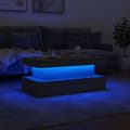 Miniatyrbild 5 av 10: Soffbord med LED sonoma-ek 90x50x40 cm