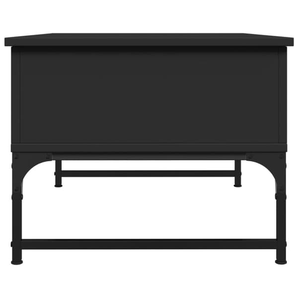 sofabord 70x50x40 cm konstrueret træ sort