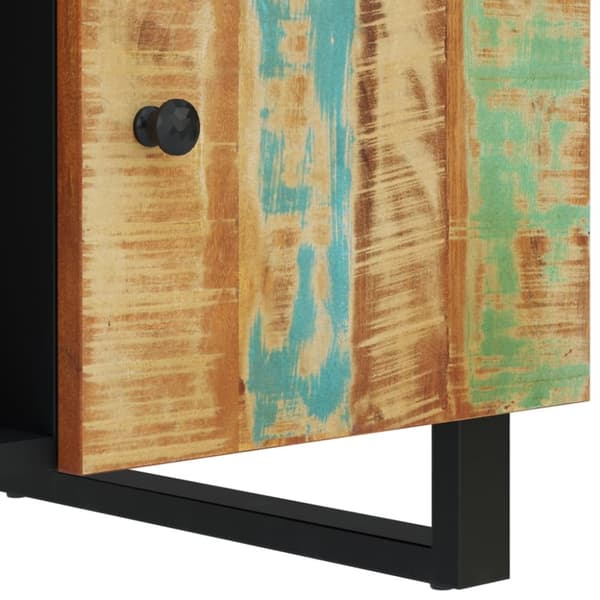 Soffbord 100x54x40 cm massivt återvunnet och konstruerat trä