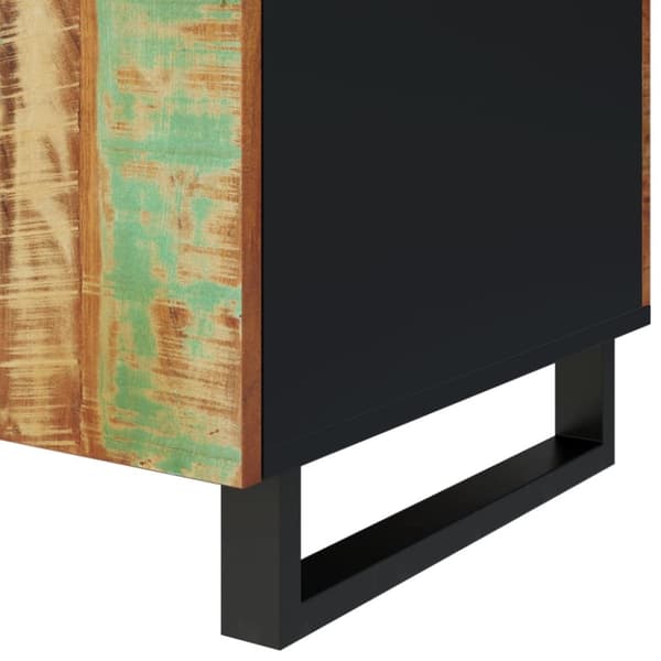 Soffbord 100x54x40 cm massivt återvunnet och konstruerat trä