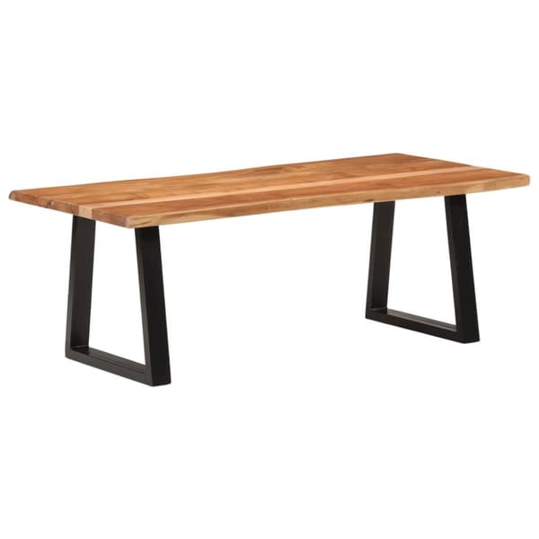 Sohvapöytä 110x55x40 cm täysi akasiapuu