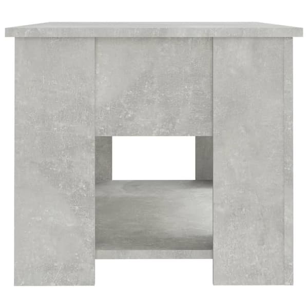 Soffbord betonggrå 79x49x41 cm konstruerat trä
