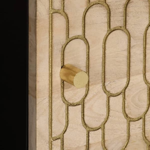 Soffbord 80x50x40 cm massivt mangoträ
