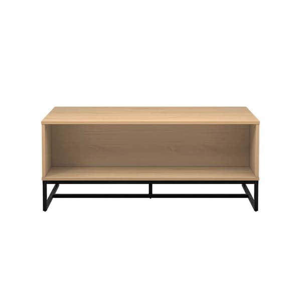 Vivo soffbord 1 hylla ek dekor,svart.
