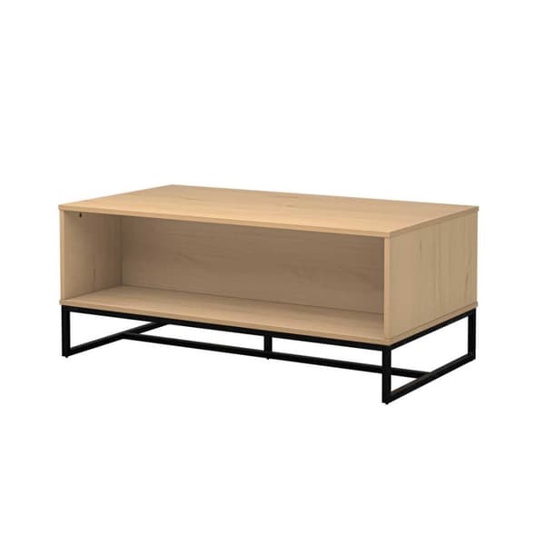 Vivo soffbord 1 hylla ek dekor,svart.
