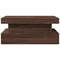 Miniatyrbild 7 av 11: vidaXL Soffbord med LED brun ek 90x50x40 cm