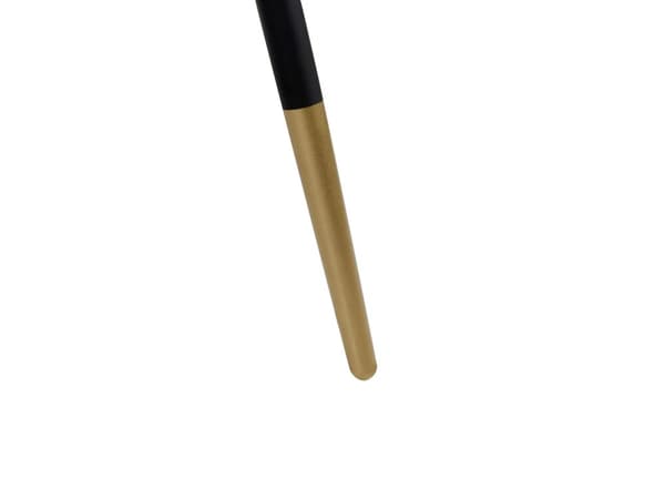 Sofabord Lyst Tre og Gullfarget MDF-plate Stativunderstell Stue Møbler Moderne Design