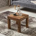 Miniatyrbild 2 av 7: Rootz Solid Wood Soffbord - Vardagsrumsbord - Sheesham Wood - Handgjorda - Unik design - 45cm x 40cm x 45cm