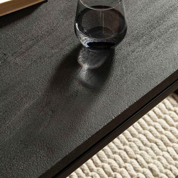 Rootz Modern Design -sohvapöytä - Suorakaiteen muotoinen pöytä - Käsintehty - Ainutlaatuinen - Luonnonpuun syyt - 120cm x 60cm x 40cm - Mango massiivi