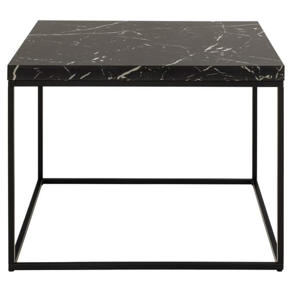 Barossa soffbord 60cm marmor look svart.
