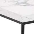 Miniatyrbild 3 av 6: Barossa soffbord 40cm marmor look vit.