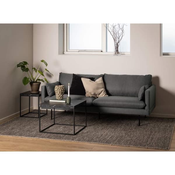 Barossa sofabord 40cm marmor dekor svart.