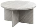 Miniatyrbillede 1 af 7: Sofabord Grå MDF stenlignende finér steneffekt 80 x 80 cm Klassisk moderne design stue