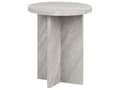 Miniatyrbillede 1 af 8: Sidebord grå beton med steneffekt 55 x 42 cm rundt X-base moderne stil stue opholdsrum