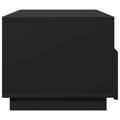 Miniatyrbillede 8 af 11: vidaXL sofabord med LED-lys 90x49x40 cm sort
