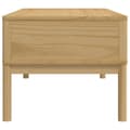 Miniatyrbillede 5 af 10: vidaXL sofabord FLORO 99x55,5x45 cm massivt fyrretræ gyldenbrun