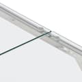 Miniatyrbild 6 av 9: vidaXL Soffbord silver rostfritt stål och härdat glas