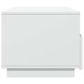 Miniatyrbillede 8 af 11: vidaXL sofabord med LED-lys 90x49x40 cm hvid