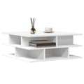 Miniatyrbillede 3 af 10: vidaXL sofabord 70x70x29 cm spånplade hvid