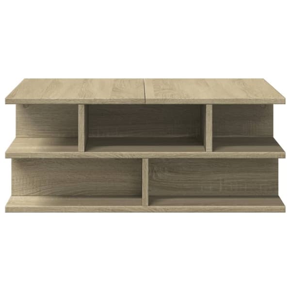 vidaXL sofabord 70x70x29 cm konstrueret træ sonoma-eg