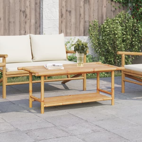 vidaXL sofabord 110x55x45 cm bambus
