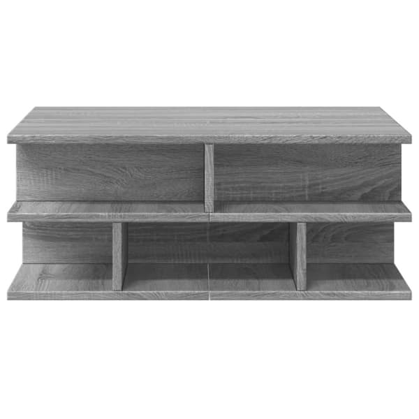 vidaXL sofabord 70x70x29 cm konstrueret træ grå sonoma-eg