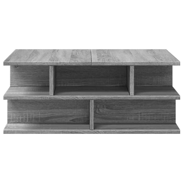 vidaXL sofabord 70x70x29 cm konstrueret træ grå sonoma-eg