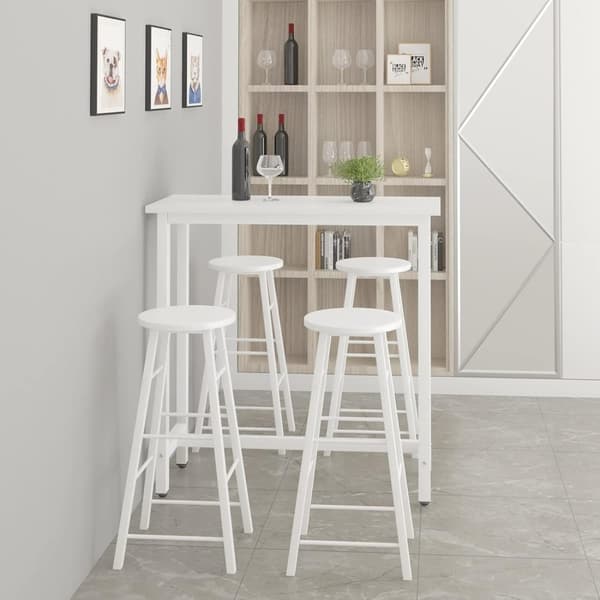Rootz Modern Barbord - Konsolbord - Matbord - Robust järnstomme - Reptålig - Vattenavvisande - 40cm x 100cm x 100cm