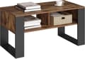 Miniatyrbillede 1 af 6: Rootz Modern sofabord - Moderne centerbord - Stilfulde stuemøbler - Holdbart, vandtæt, ridsefast - Rigelig opbevaring - Nem montering - 90 cm x 45 cm