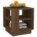 Miniatyrbillede 5 af 8: vidaXL sofabord 40x40x43 cm konstrueret træ brun egetræsfarve -  Sofaborde