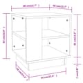 Miniatyrbillede 8 af 8: vidaXL sofabord 40x40x43 cm konstrueret træ brun egetræsfarve -  Sofaborde