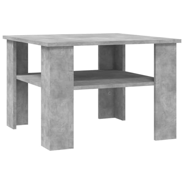 vidaXL Soffbord betonggrå 60x60x42 cm konstruerat trä - Soffbord