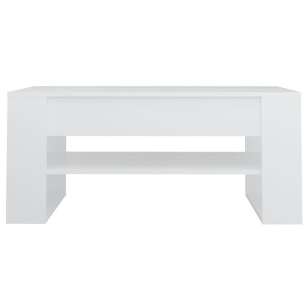 vidaXL sofabord 102x55x45 cm konstrueret træ hvid - Sofaborde