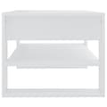 Miniatyrbillede 5 af 8: vidaXL sofabord 102x55x45 cm konstrueret træ hvid -  Sofaborde