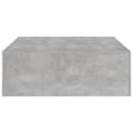 Miniatyrbild 7 av 8: vidaXL Soffbord betonggrå 100x100x35 cm spånskiva -  Soffbord