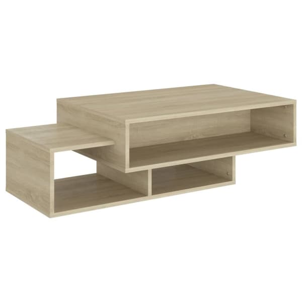vidaXL Soffbord sonoma-ek 105x55x32 cm konstruerat trä - Soffbord