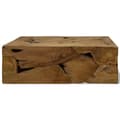 Pikkukuva 3 / 8: vidaXL Sohvapöytä 90x50x30 cm aito tiikki ruskea -  Kahvipöydät