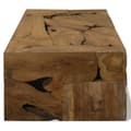 Pikkukuva 6 / 8: vidaXL Sohvapöytä 90x50x30 cm aito tiikki ruskea -  Kahvipöydät