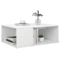 Miniatyrbillede 6 af 7: vidaXL sofabord 90x67x33 cm konstrueret træ hvid -  Sofaborde