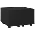 Miniatyrbillede 4 af 9: vidaXL sofabord 60x60x38 cm spånplade sort -  Sofaborde