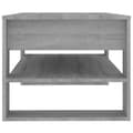 Miniatyrbillede 5 af 8: vidaXL sofabord 102x55x45 cm konstrueret træ grå sonoma-eg -  Sofaborde