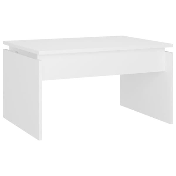 vidaXL Soffbord vit 68x50x38 cm konstruerat trä -  Soffbord