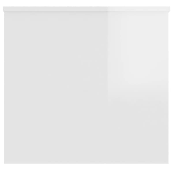 vidaXL Sohvapöytä korkeakiilto valkoinen 102x55,5x52,5 cm tekninen puu - Kahvipöydät