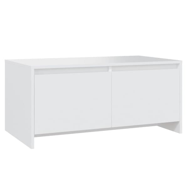 vidaXL Soffbord vit 90x50x41,5 cm konstruerat trä - Soffbord