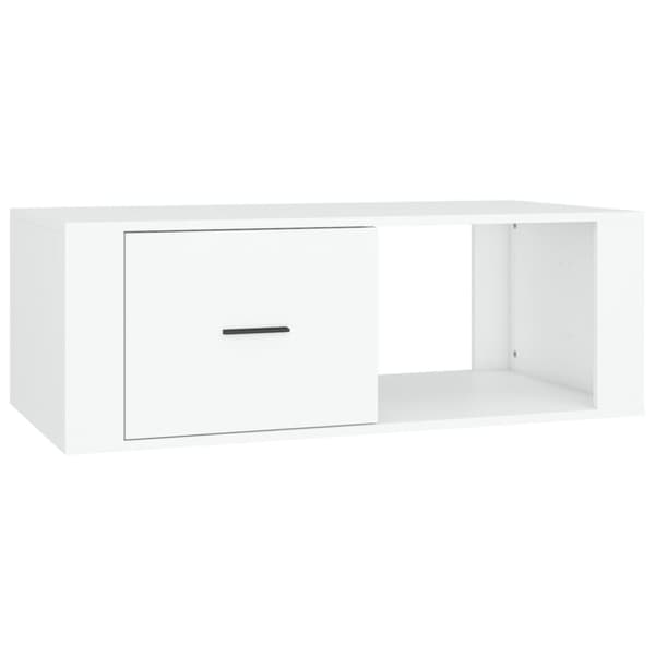 vidaXL Soffbord vit 100x50,5x35 cm konstruerat trä - Soffbord